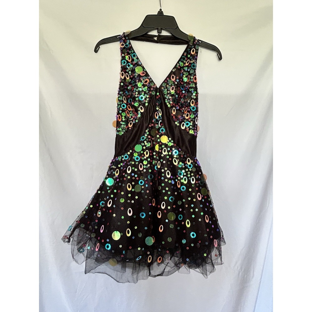 Weissman Dance Costume Skate Dress 5700 Adult Medium Tap Jazz Disco